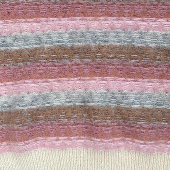 Aritzia Wilfred Cadence Soft Pastel Striped Mohair Blend Sweater (size XXS) - Picture 10 of 11